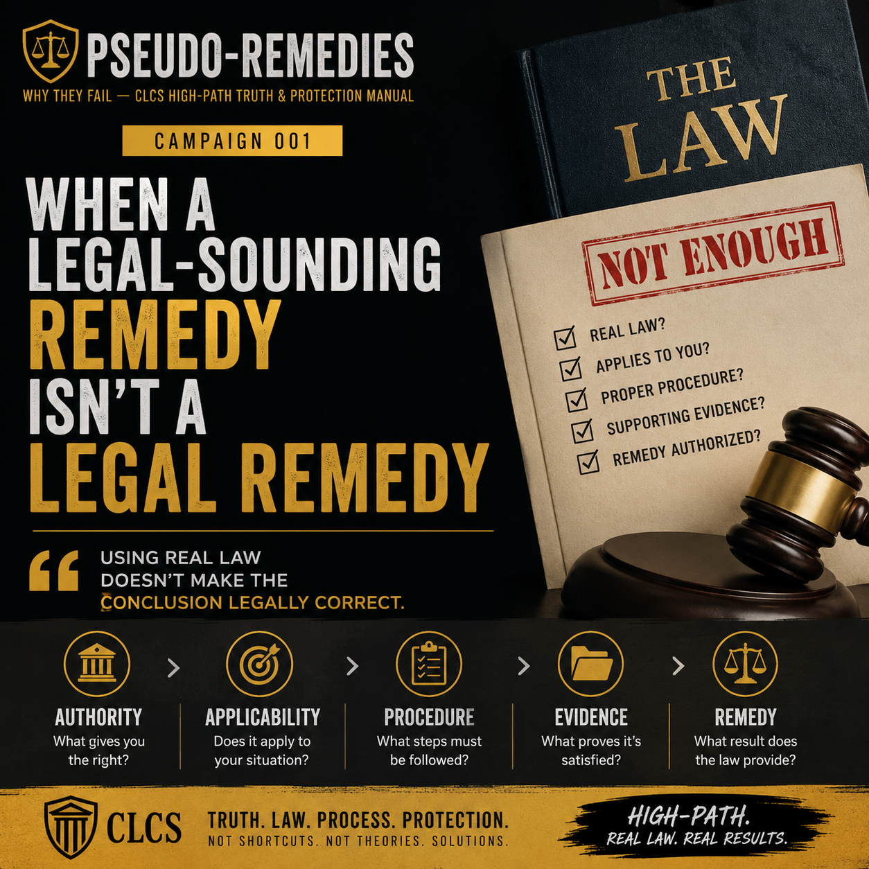 When a Legal-Sounding Remedy Isn’t a Legal Remedy